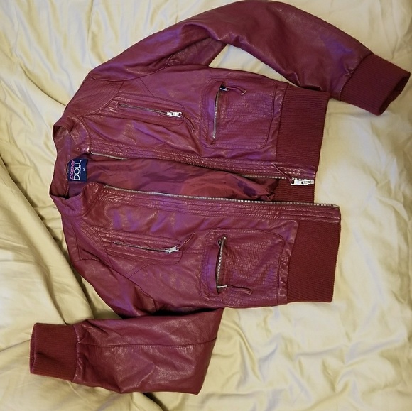 Paper Doll Jackets & Blazers - Faux Leather jacket